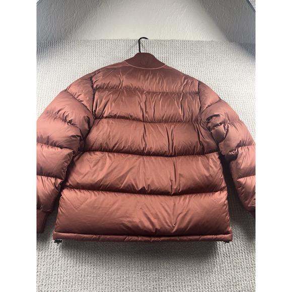 Eddie Bauer Original Down Bomber Jacket 650 FP Puffer Deep Mahogany Medium NWT - Picture 10 of 11
